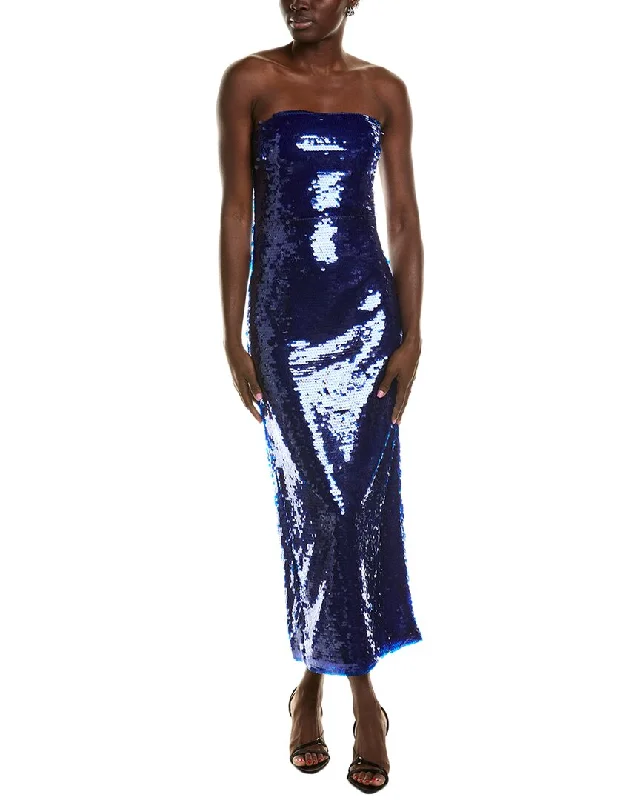 Affordable fashion that looks high-end   ML Monique Lhuillier Mira Sequin Midi Dress