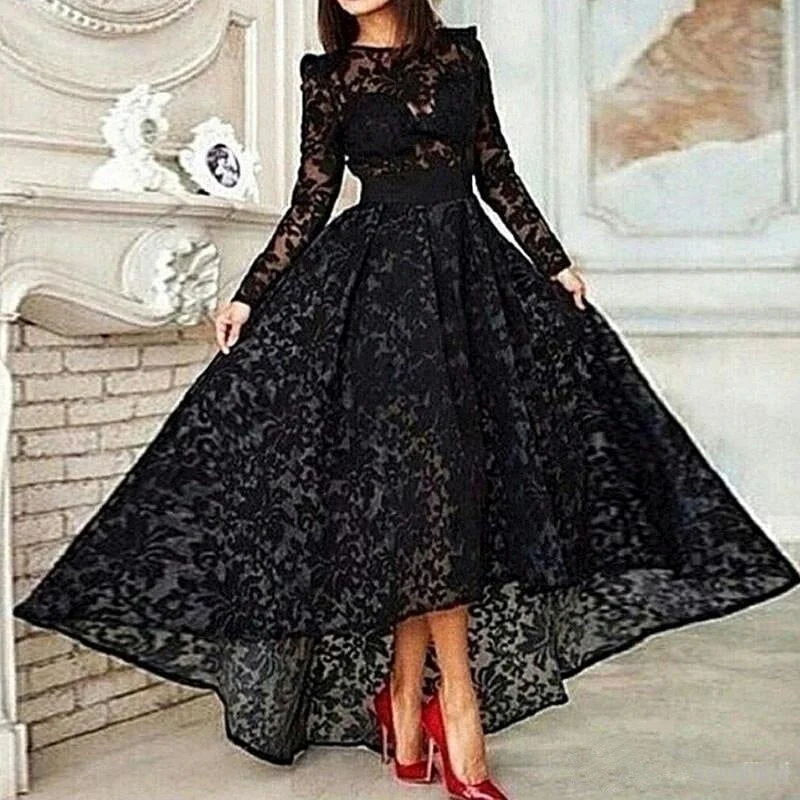 Summer-ready fashion for stylish women   Black Muslim Prom Dresses
