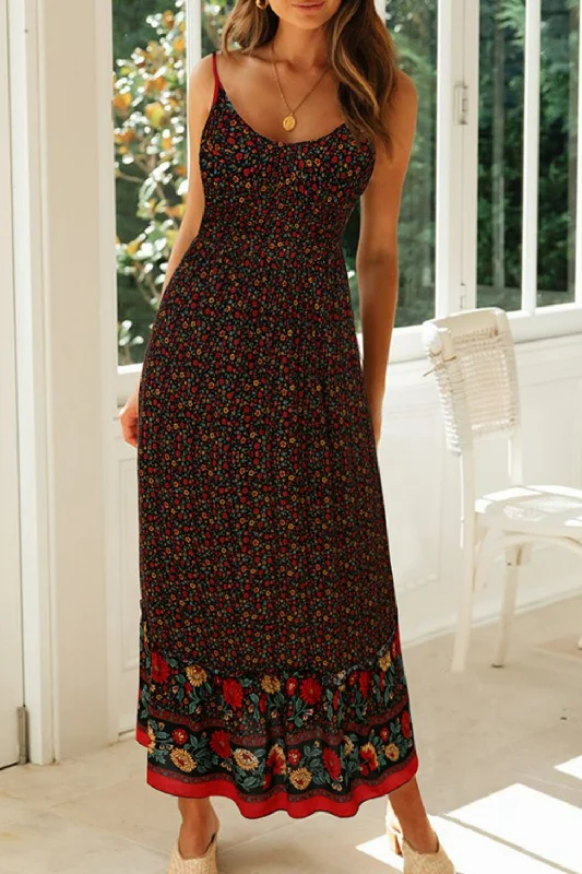 Fashion pieces that complement every woman’s style Bohemian Spaghetti Strap Frill Trim Maxi Dress Fashion pieces that complement every woman’s style Bohemian Spaghetti Strap Frill Trim Maxi Dress