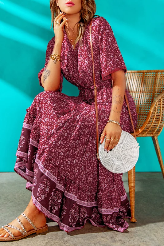 Premium quality women’s clothing at affordable prices Bohemian Tassel Tie Pompom Detail Maxi Dress Premium quality women’s clothing at affordable prices Bohemian Tassel Tie Pompom Detail Maxi Dress