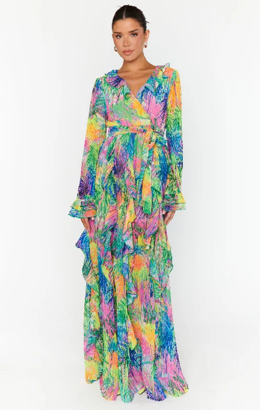 Clothing that’s as bold as you are   Jenny Ruffle Maxi Dress ~ Everhart Palms