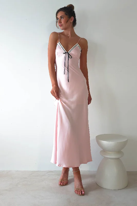 Stylish clothing designed to flatter every woman Lottie Soft Satin Slip Maxi Dress | Rose Pink Stylish clothing designed to flatter every woman Lottie Soft Satin Slip Maxi Dress | Rose Pink