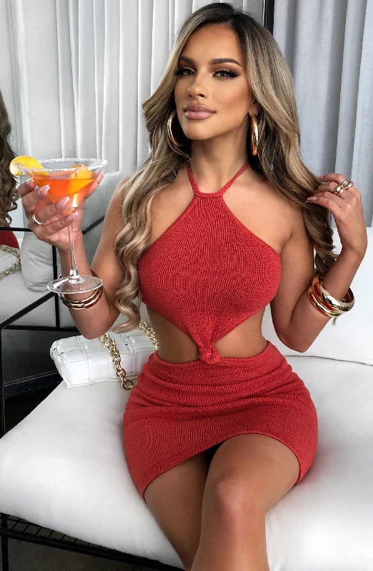 Fashionable, yet affordable women’s apparel   Mimosa Mini Dress - Red