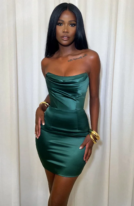 Fashionable women’s clothing that makes you shine   Nataliah Mini Dress - Emerald
