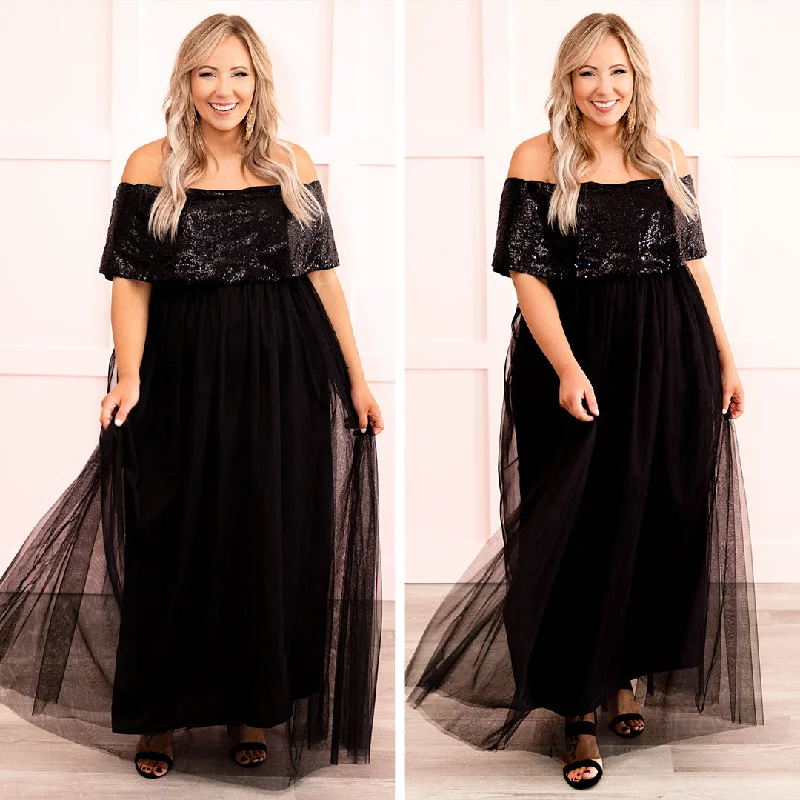 Essential women’s clothing for every season   Posh Outlook Maxi Dress, Black