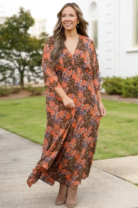 Trendy women’s clothing with a modern twist   River Banks Dress, Brown