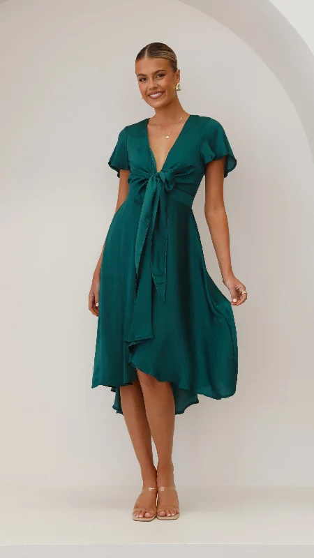 Bold and beautiful clothing for every woman   Sunny Daze Dress - Emerald