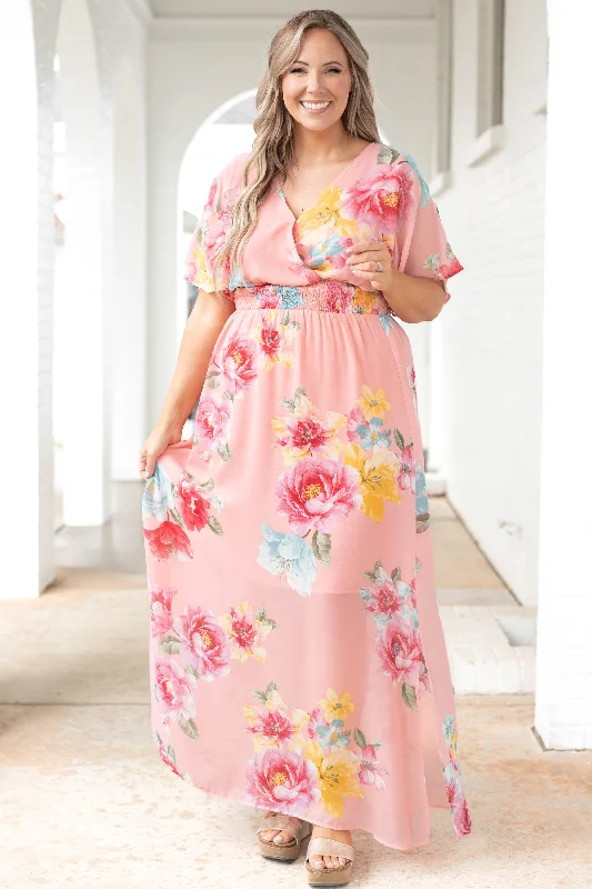 Dress to impress with elegant women’s wear   Sweet Laughter Dress, Coral Pink