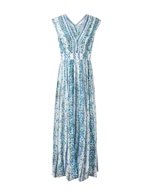 Curated collections for modern, fashionable women   Agnes Blue Print Dress