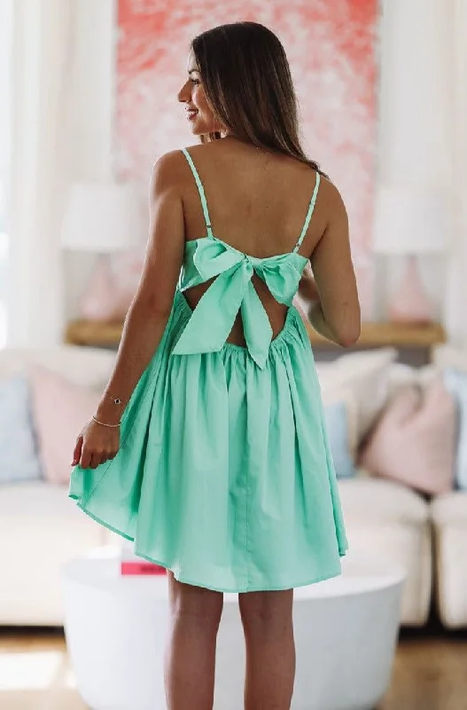 Bold, confident, and stylish women’s clothing   Always Adored Babydoll Mini Dress - Green