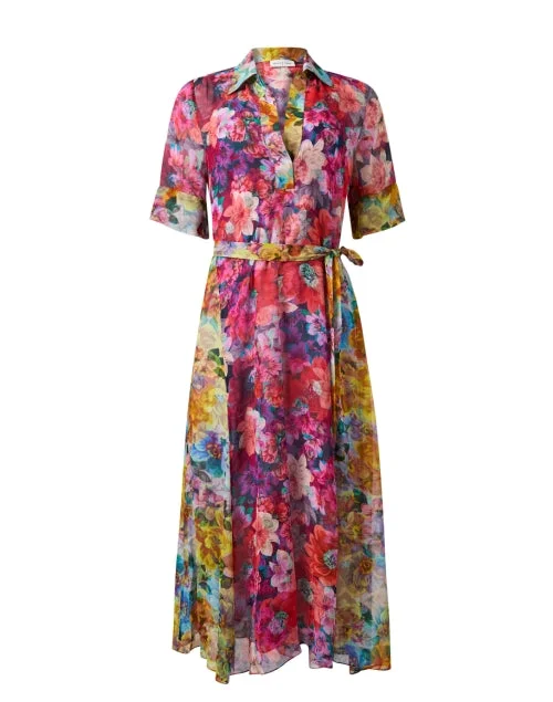 Latest fashion trends for modern women   Celia Multi Print Shirt Dress