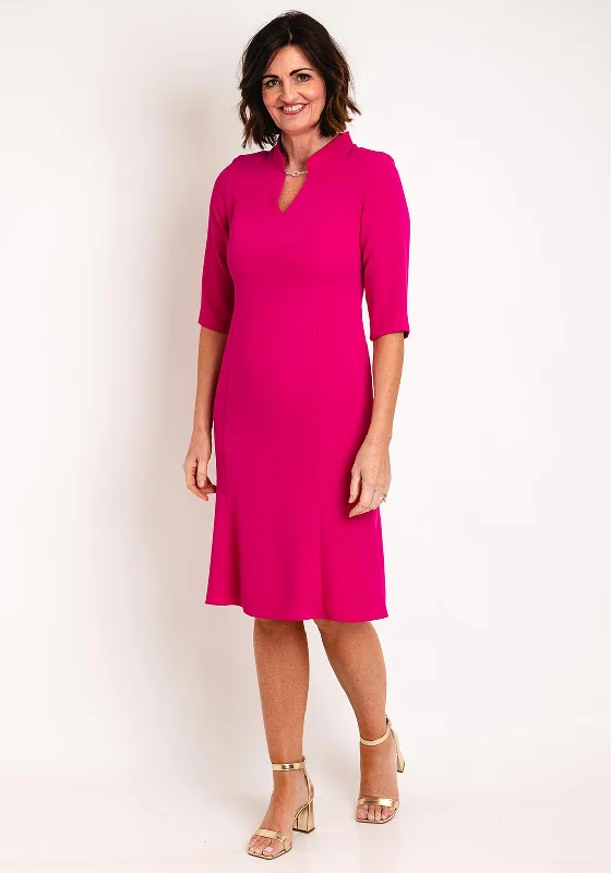 Soft, breathable fabrics for fashionable women   Christina Felix Fishtail Dress, Pink
