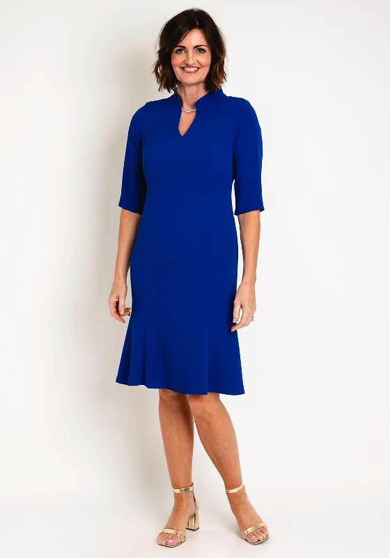 Timeless clothing pieces every woman should own   Christina Felix Fishtail Dress, Royal Blue