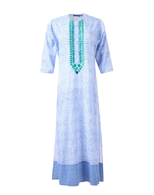 Fashion-forward women’s clothing on a budget   Emb Blue Print Cotton Kurta