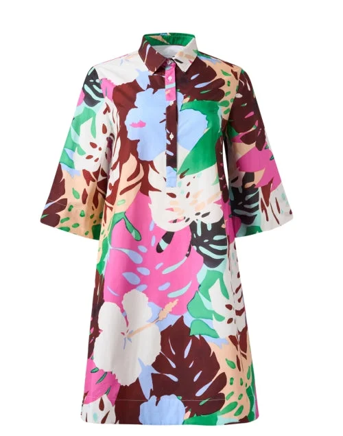 Uncover unique pieces for your perfect wardrobe Jackalyn Multi Tropical Print Shirt Dress Uncover unique pieces for your perfect wardrobe Jackalyn Multi Tropical Print Shirt Dress