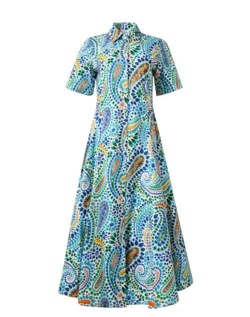 Uncover unique pieces for your perfect wardrobe   Margery Paisley Print Cotton Dress