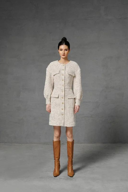 Trendy women’s clothing with a modern twist   Naimah Button Dress