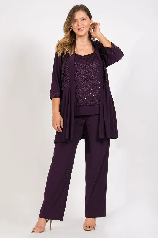 Refresh your wardrobe with high-quality women’s fashion   R&M Richards 7772W Mother Of The Bride Formal Plus Size Pant Suit