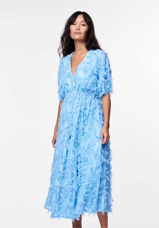 Bold, confident, and stylish women’s clothing Y.A.S Pazylla Feathered A Line Maxi Dress, Alaskan Blue Bold, confident, and stylish women’s clothing Y.A.S Pazylla Feathered A Line Maxi Dress, Alaskan Blue
