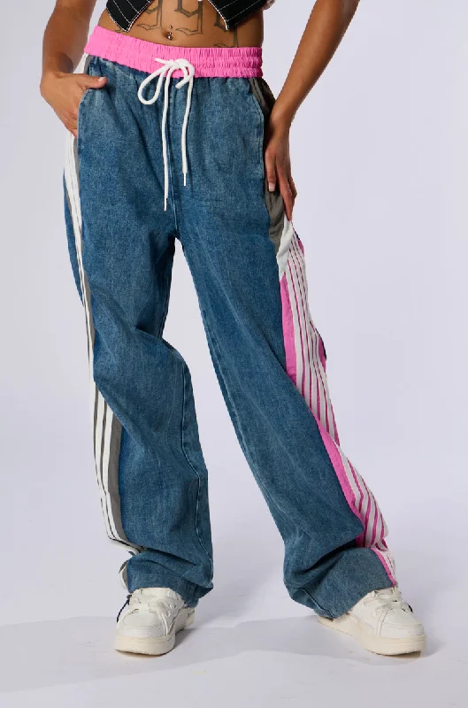 Summer-ready fashion for stylish women   ALONE AGAIN DENIM PANT