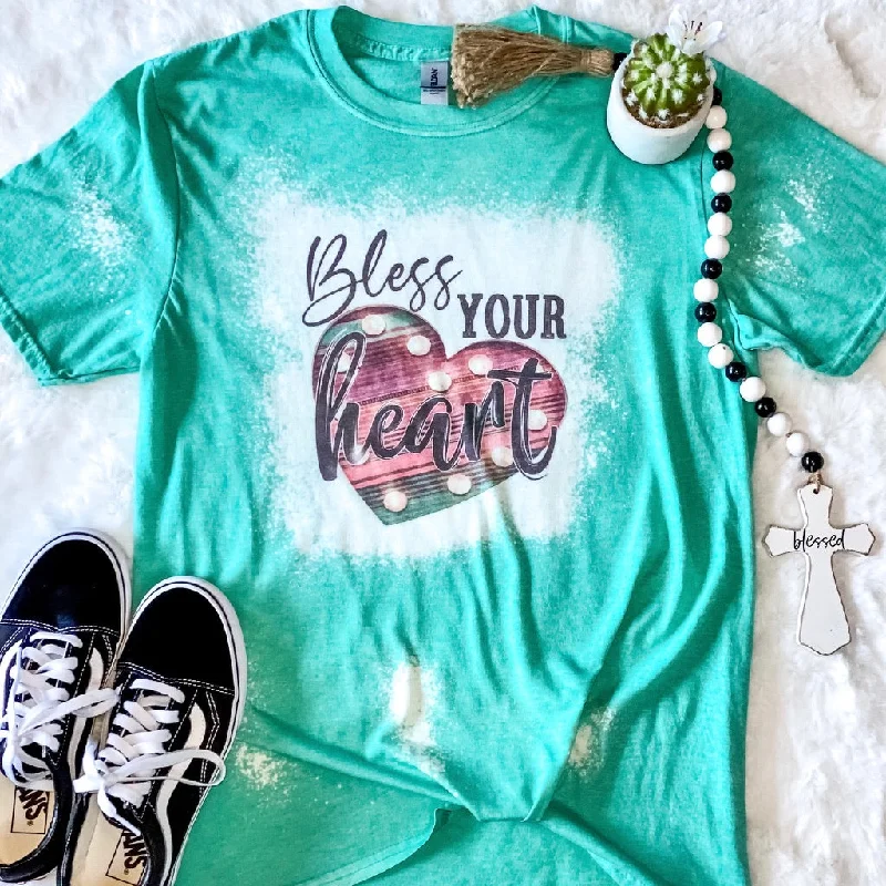 Refresh your wardrobe with trendy women’s apparel   Bless Your Heart Bleached Tee