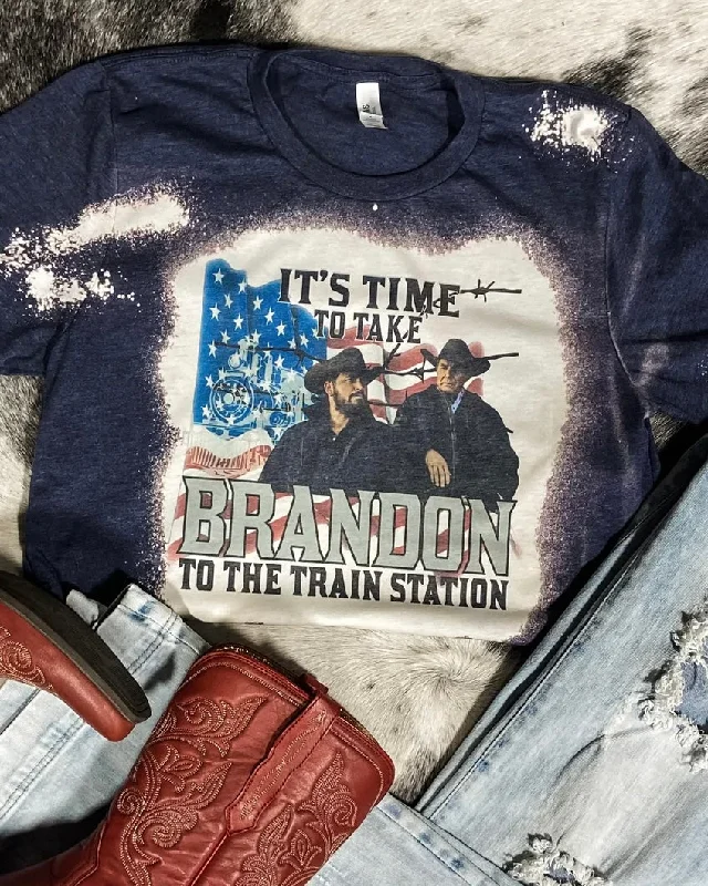 Fashionable, yet affordable women’s apparel   Brandon To The Train Station Tee