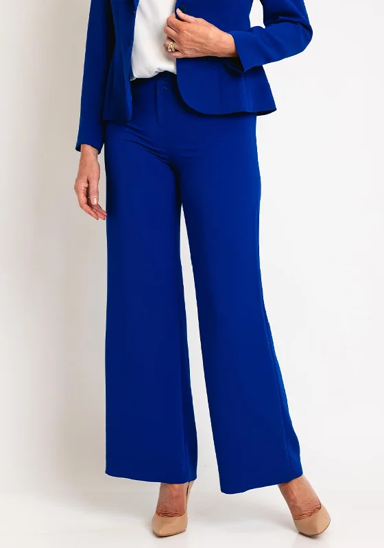 Sustainable fashion for stylish women   Christina Felix Wide Leg Trousers, Blue