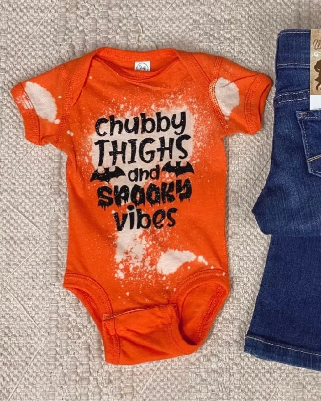Trendy women’s clothing with a modern twist   Chubby Thighs Spooky Vibes Onesie