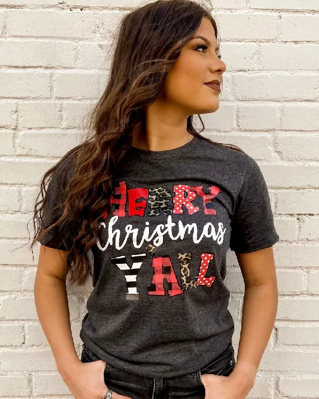 Sustainable fashion for stylish women   Merry Christmas Yall Tee