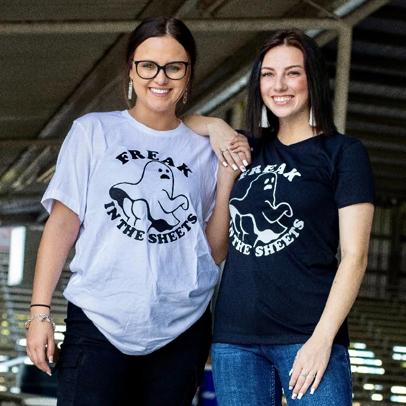Women’s clothing that fits your personality and style   Freak In The Sheets Black Tee