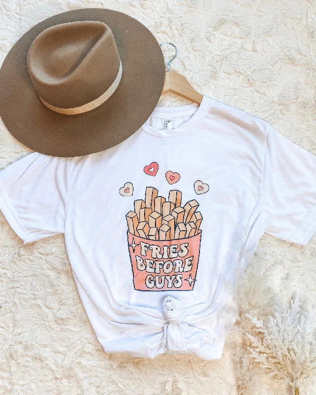 Refresh your closet with chic and comfy styles   Fries Before Guys Tee