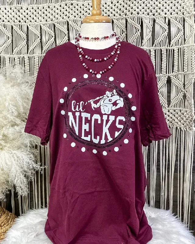 Stylish and comfortable outfits for women   Lil’ Necks In Circles Tee