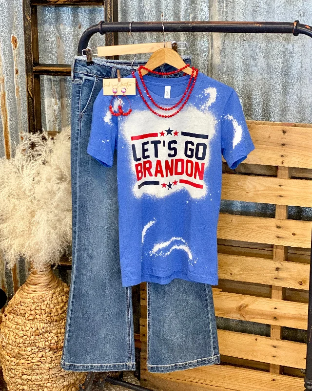 The ultimate destination for women’s clothing   Let's Go Brandon Bleached Tee