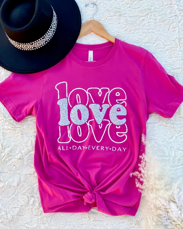 Step up your style with trendy women’s clothing   Love All Day Everyday Tee