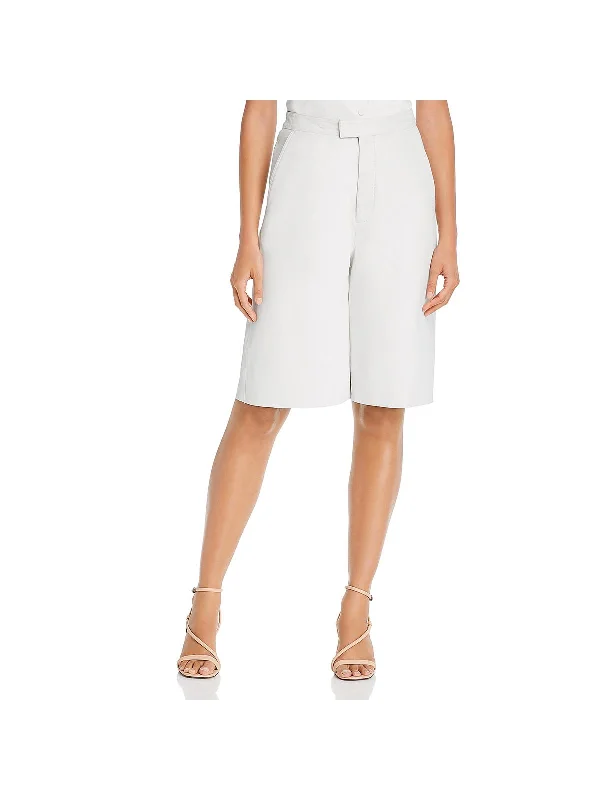 Women’s clothing to inspire confidence and beauty Manu Womens Leather Midi Bermuda Shorts Women’s clothing to inspire confidence and beauty Manu Womens Leather Midi Bermuda Shorts