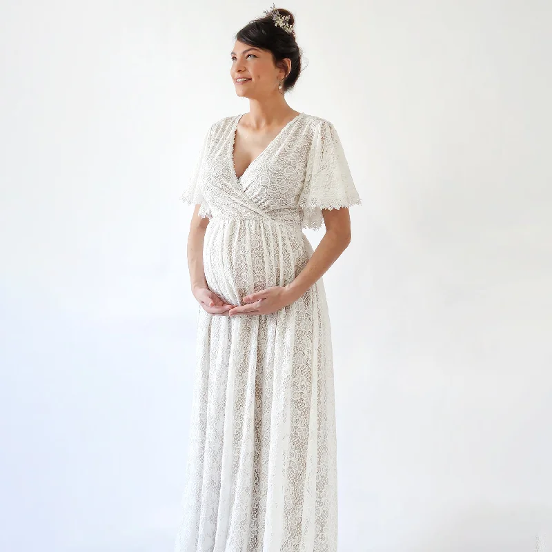 Premium quality women’s clothing at affordable prices   Maternity Pearl Dress #7016