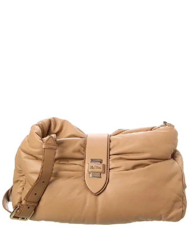 Refresh your wardrobe with high-quality women’s fashion Max Mara Cuddlem Leather Shoulder Bag Refresh your wardrobe with high-quality women’s fashion Max Mara Cuddlem Leather Shoulder Bag
