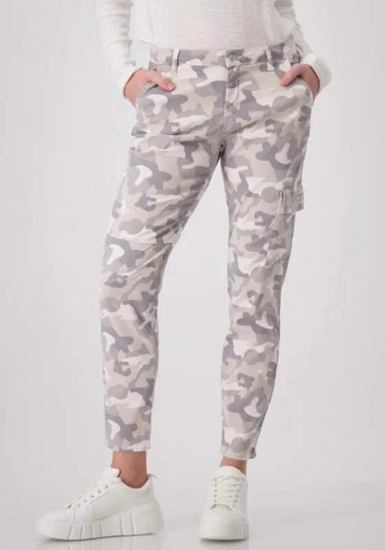 Elegant and comfortable women’s fashion wear Monari Camouflage Slim Leg Trousers, Beige Elegant and comfortable women’s fashion wear Monari Camouflage Slim Leg Trousers, Beige