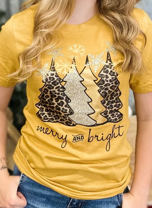 Clothing that’s as bold as you are   Mustard Merry & Bright Tee