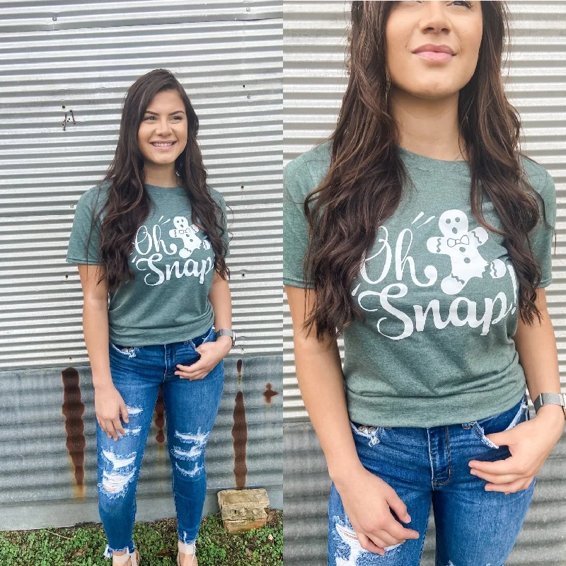 Create a timeless wardrobe with fashionable pieces   Oh Snap Tee