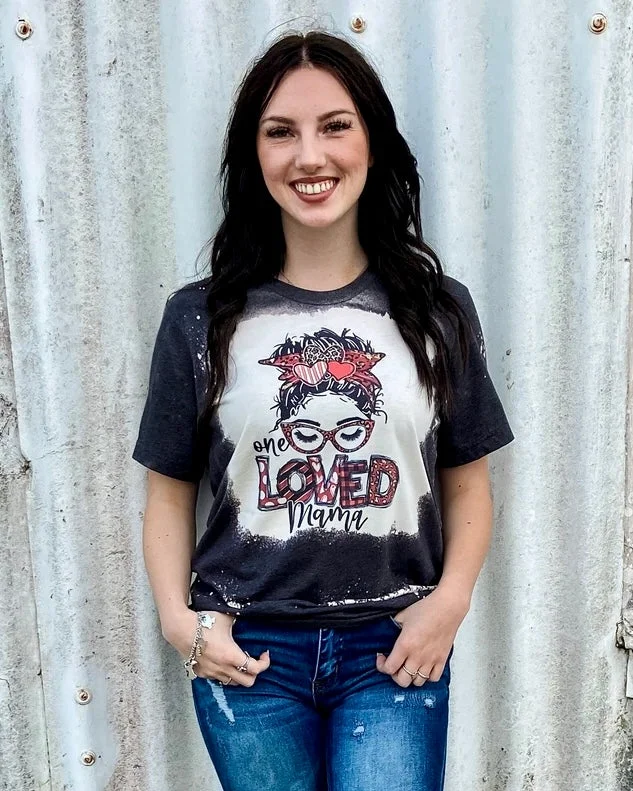 Fashion pieces that complement every woman’s style   One Loved Mama Bleached Tee