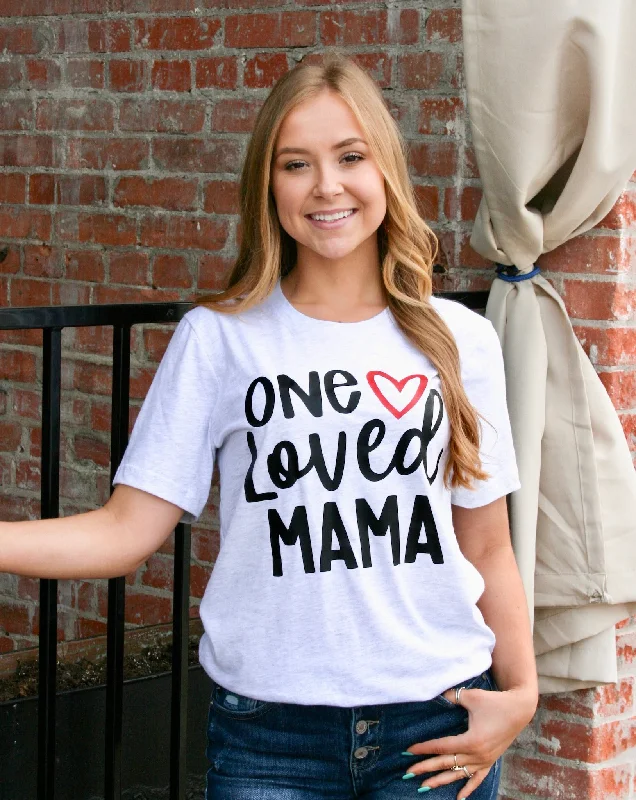 Elegant evening wear for special events   One Loved Mama Tee