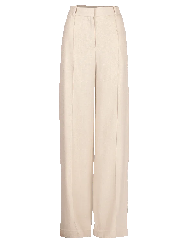 Summer-ready fashion for stylish women   Stretch Canvas Wide Leg Trouser