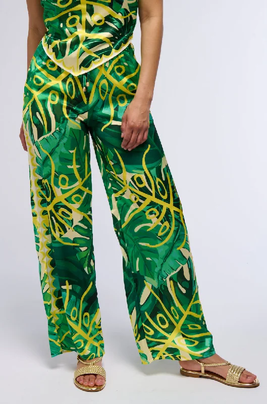 Classic pieces for a timeless wardrobe   WILD FOX SATIN PALAZZO PANT