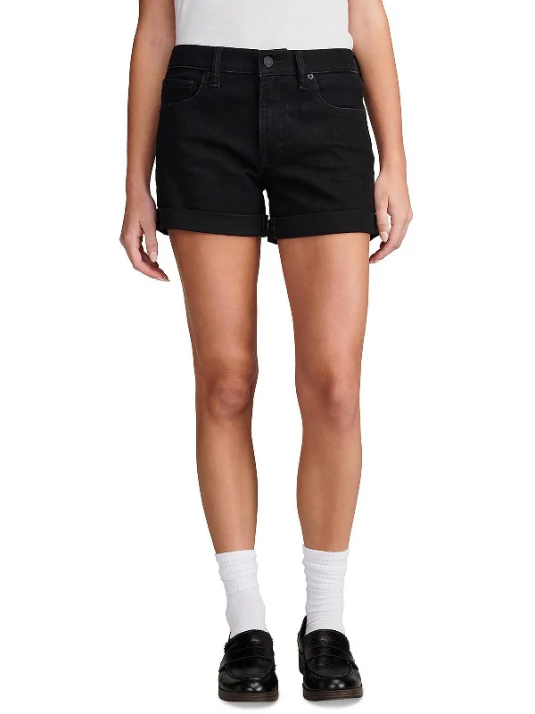 Chic, modern fashion for empowered women   Womens Mid Rise Short Denim Shorts