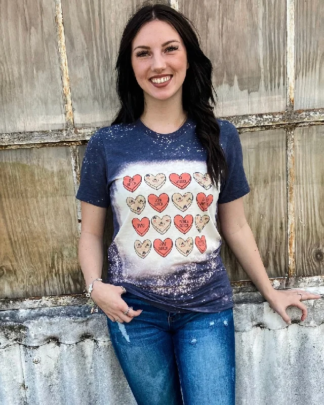 Modern fashion pieces designed for all women   Yellowstone Candy Hearts Tee