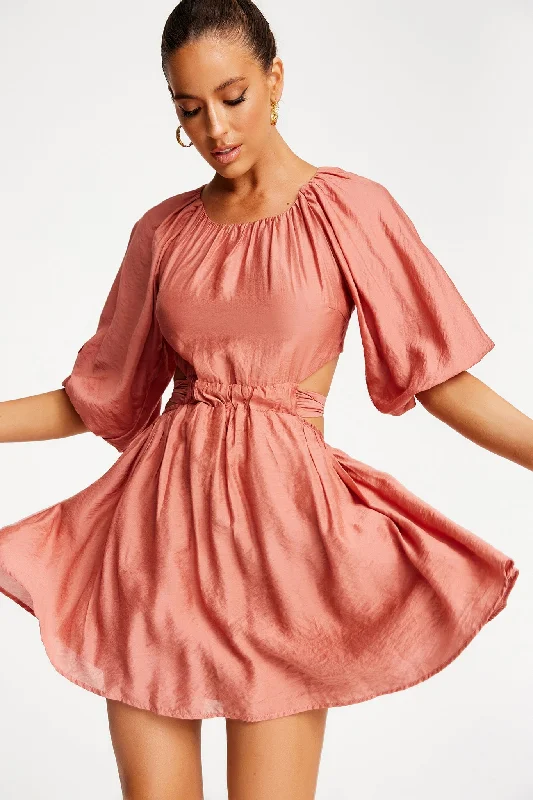 Latest fashion trends for modern women   Waiting On You Mini Dress - Rose