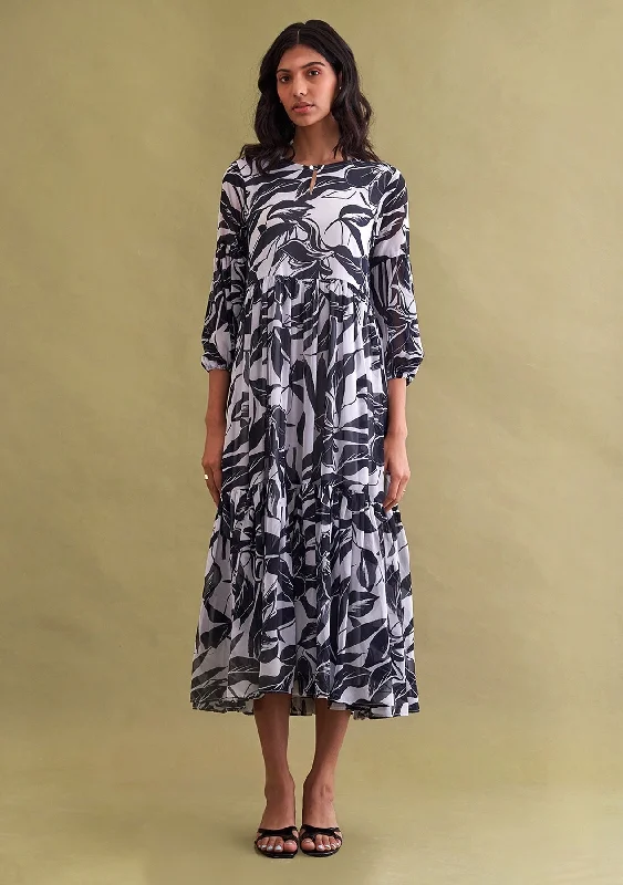 Trendy women’s clothing that suits every taste   Midi dress with Floral Print| Georgette | Women