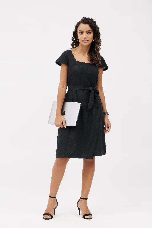 Women’s clothing that fits your personality and style   Elegant Formal Linen Work Dress