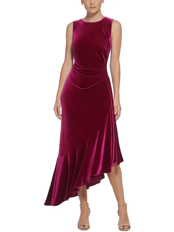 Sporty-chic women’s apparel for active lifestyles   Womens Velvet Long Cocktail and Party Dress